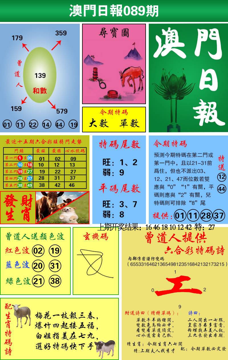 089期澳门日报[图]